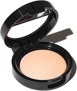 LAURA GELLER NEW YORK Baked Natural Glow Highlighter Radiance Enhancing Makeup, French Vanilla