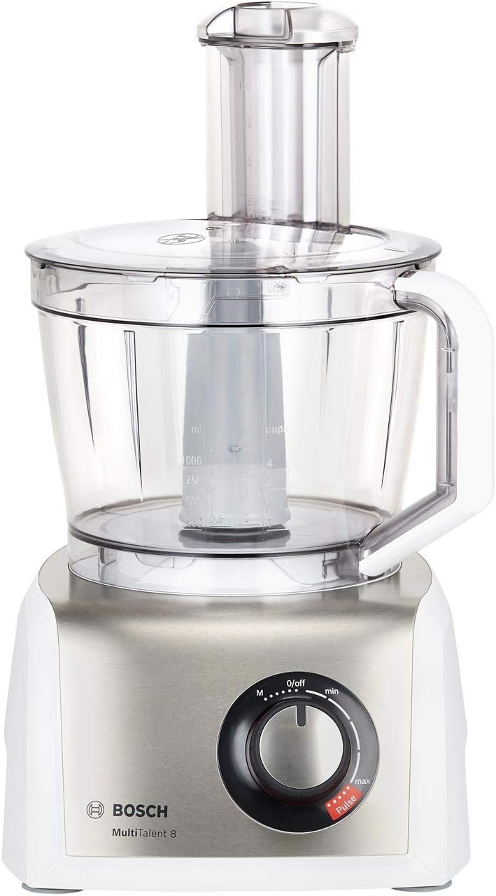 Bosch MultiTalent 8 MC812S734G 1200 W Food Processor - White & Stainless Steel