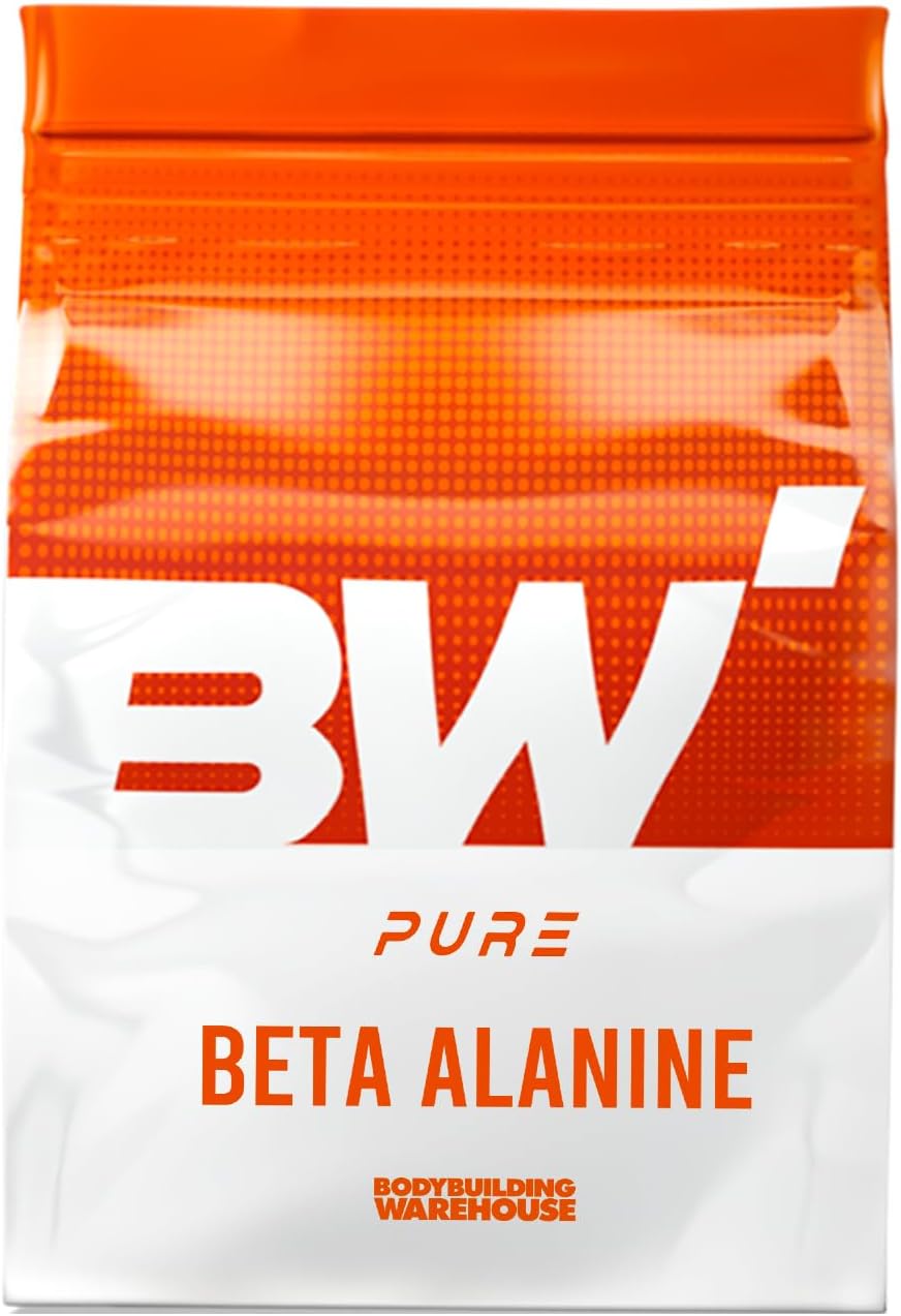 Bodybuilding Warehouse, Pure Beta–Alanine Powder, Amino Acid Supplement (Unflavoured, 500g)