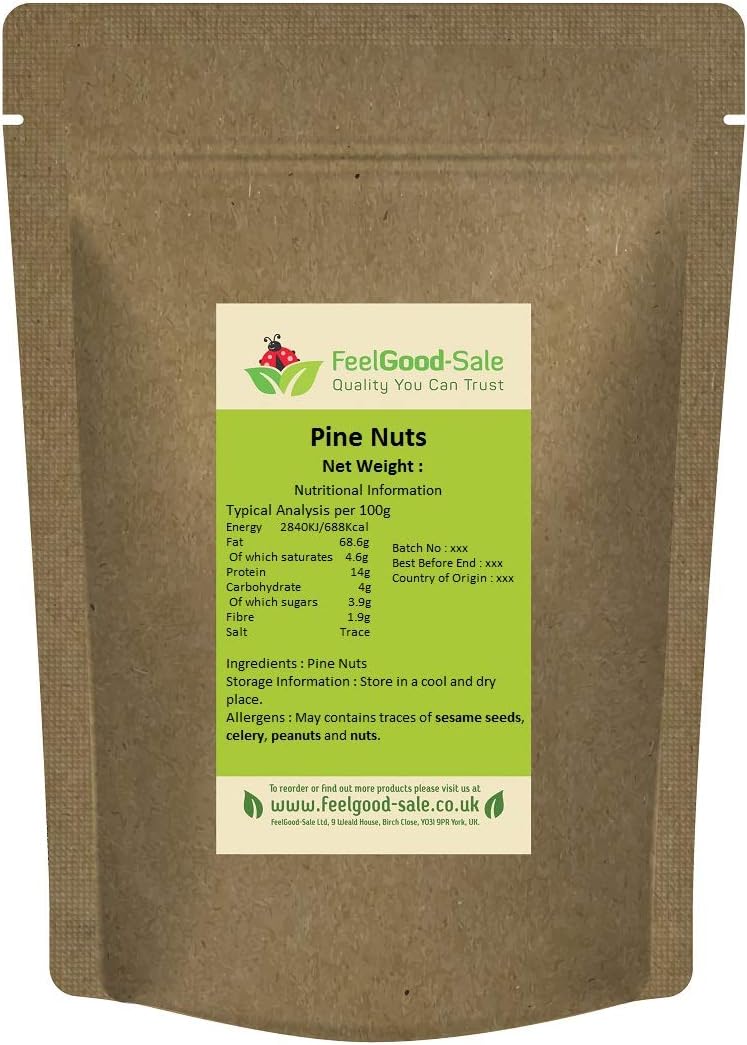 1kg Pine Nuts, Natural Product, Buttery and Crunchy Taste