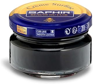 SAPHIR Derby Pommadier Surfine Cream Polish (50 ml Black 01)