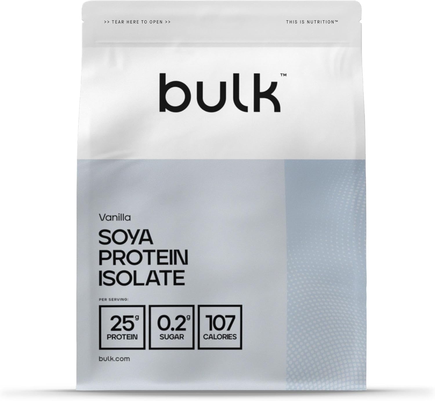 Bulk Soya Protein Isolate Powder, Vegan Protein Shake, Vanilla, 1 kg