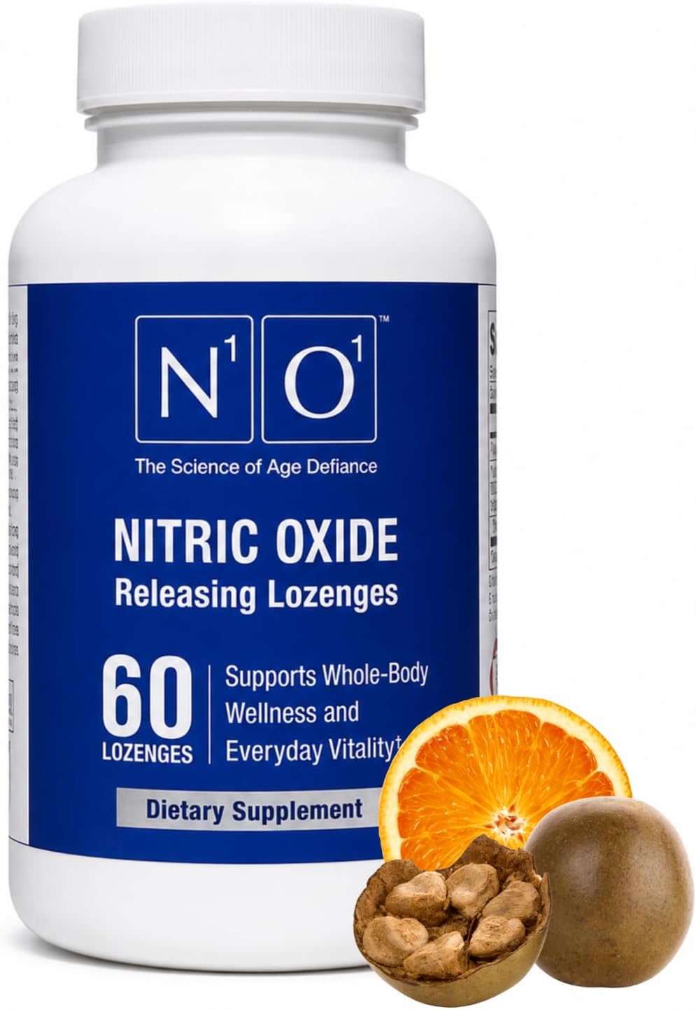 N1O1 Nitric Oxide Lozenges Supplement, 60 Count, 30-Day Supply