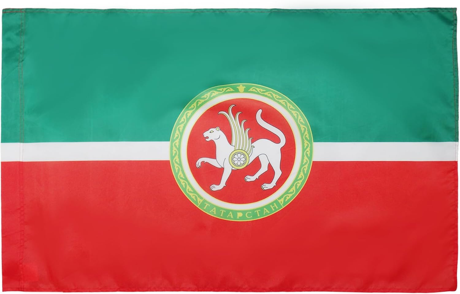 Republic of Tatarstan Flag 2' x 3' for a pole - tatar flags 60 x 90 cm - Banner 2x3 ft with hole - AZ FLAG