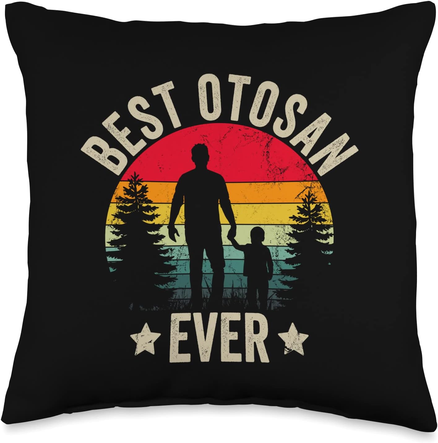 Japanese Fathers Day Best Otosan Ever Japan Throw Pillow