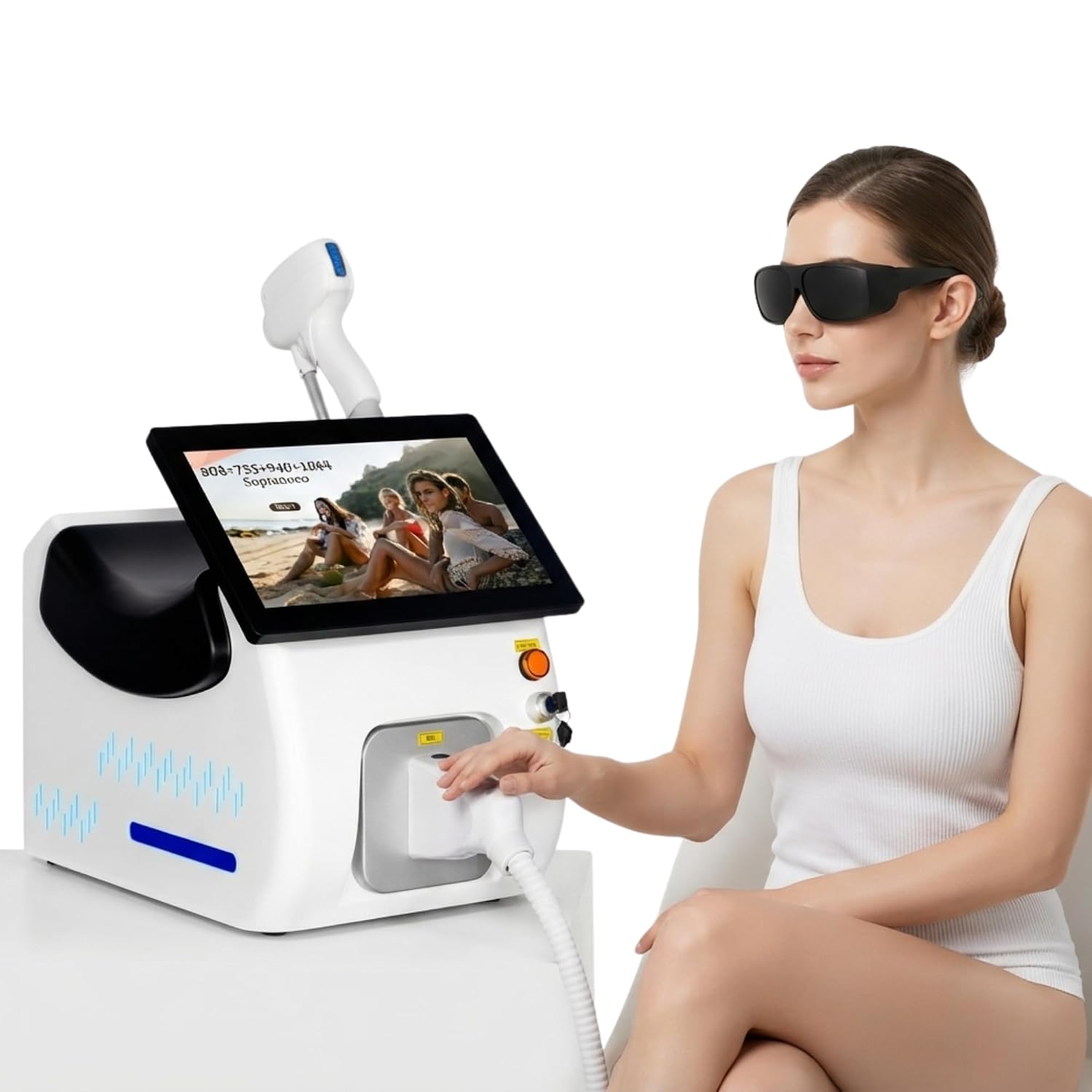 10 Bars Hair Removal Device for Women Men Home Salon Beauty Use