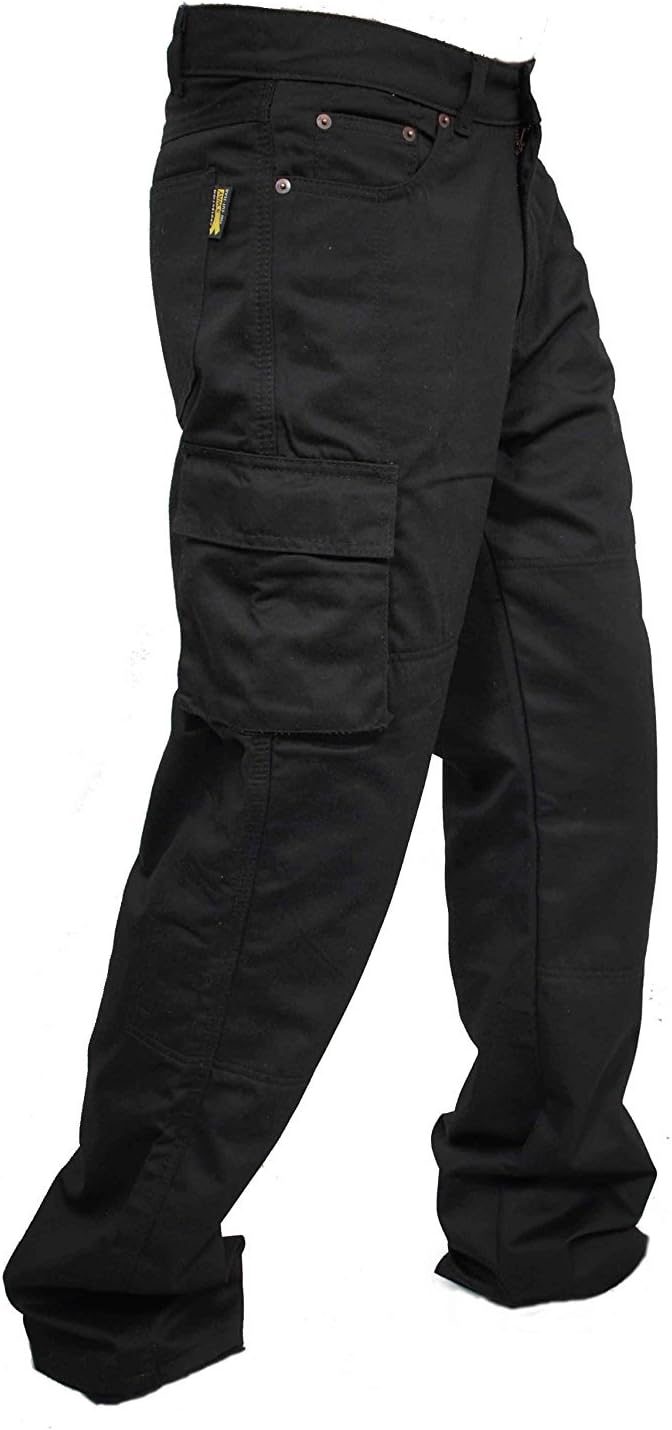 newfacelook Mens Motorbike Trousers Denim Motorcycle Jeans for Men Cargo Biker Pants Aramid Protection Lining