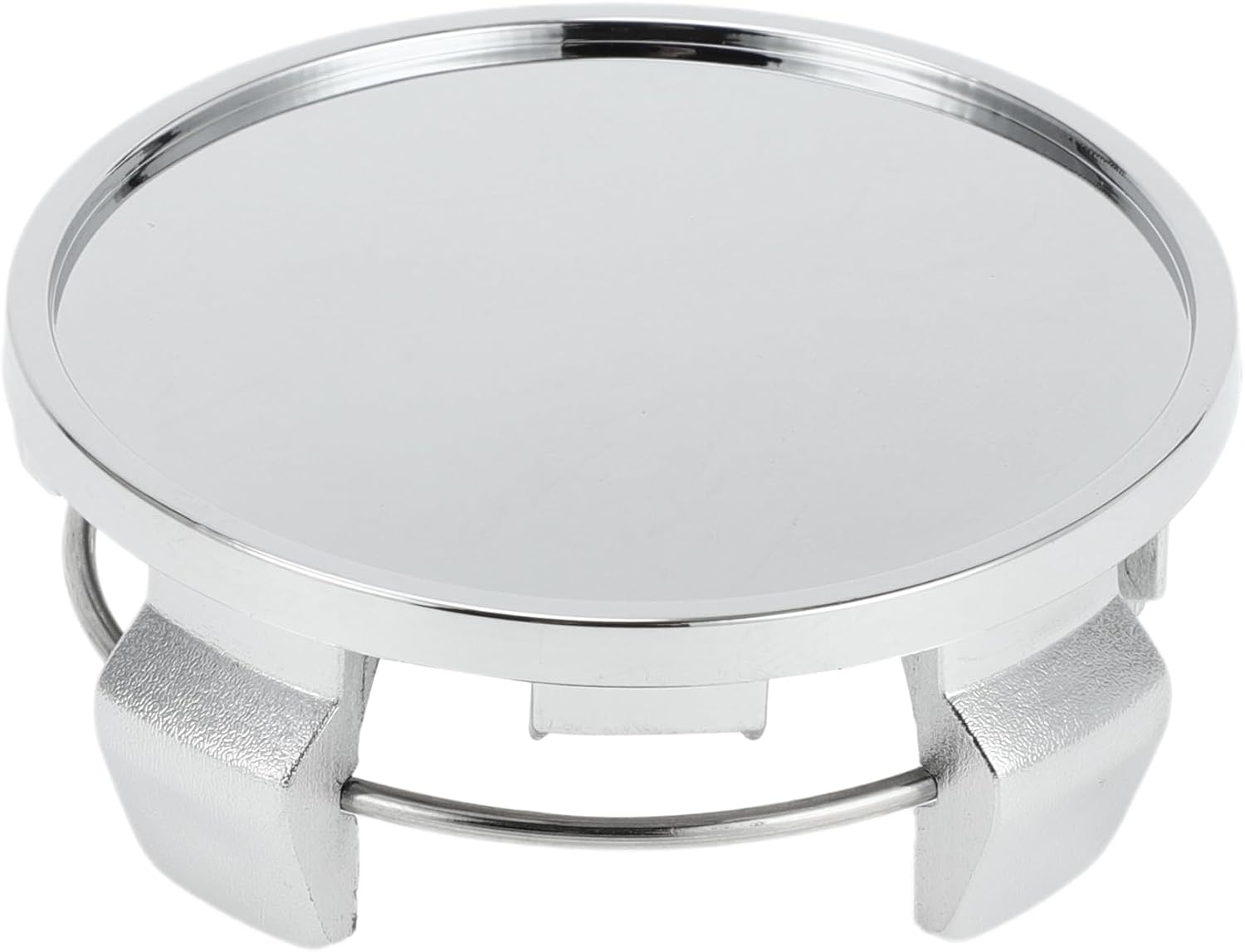 Car Wheel Center Hub Cap Rim Cover Hub Caps 62mm 2.44" OD | Snap-in Plastic for Most Cars Silver Tone 1 Pc