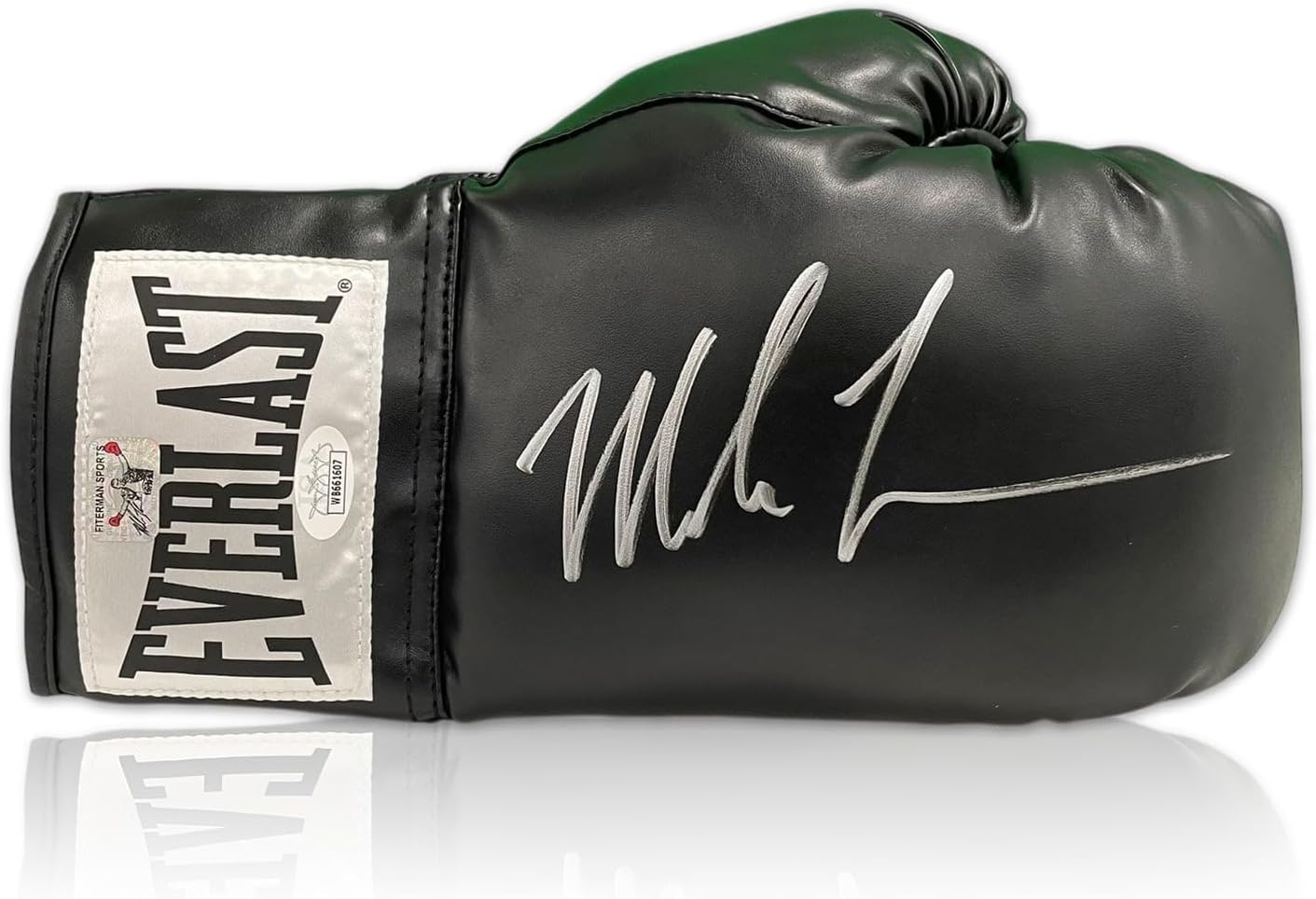 Exclusive Memorabilia Mike Tyson Signed Black Boxing Glove
