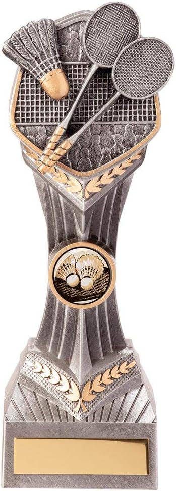 Falcon badminton Trophy - Free Engraving - 220mm G-60x25