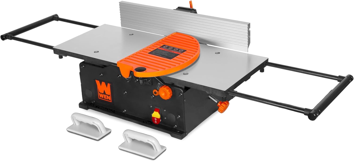 WEN 12-Amp 12-Inch Spiral Benchtop Jointer with Extendable Cast-Iron Table (JT1224H)