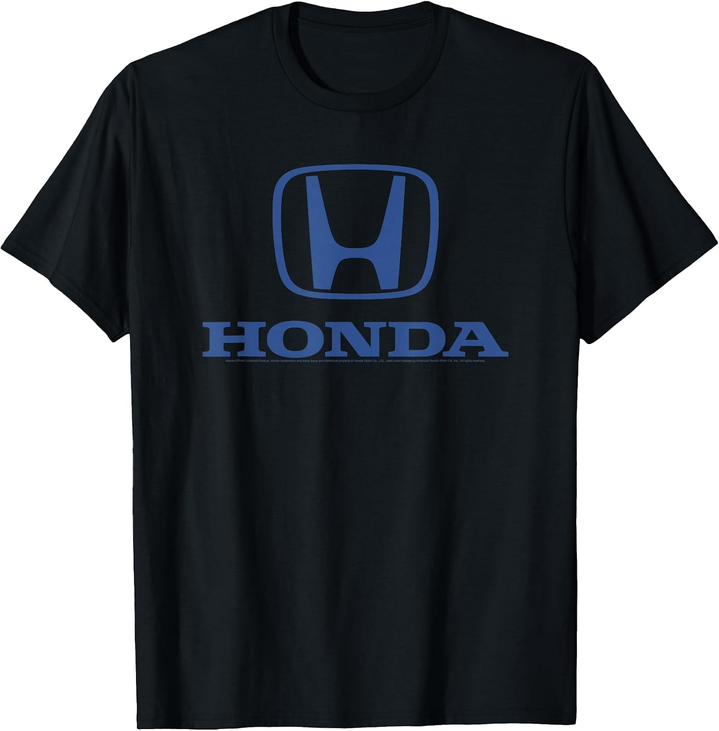 Honda Standard Blue Logo T-Shirt, Men, Black, 3X-Large