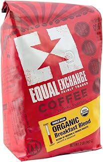 Equal Exchange Organic Whole Bean Coffee, Breakfast Blend, 2 Pound, PP-GRCE28932