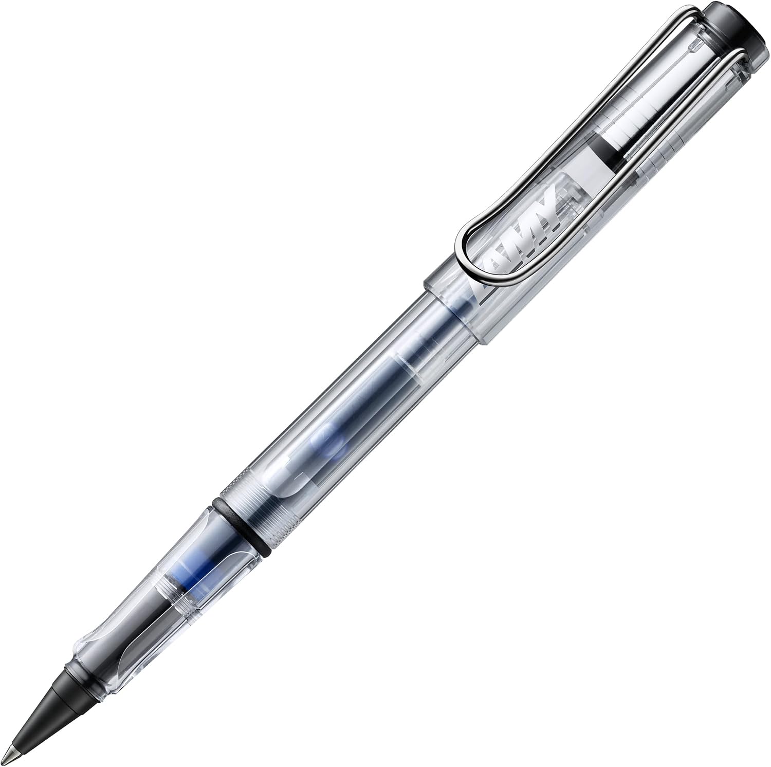 LAMY safari roll-ink vista - Ink Cartridge Rollerball Pen with ergonomic grip & line width M - for pleasant long writing - made of robust ASA plastic - including LAMY T10 blue cartridge