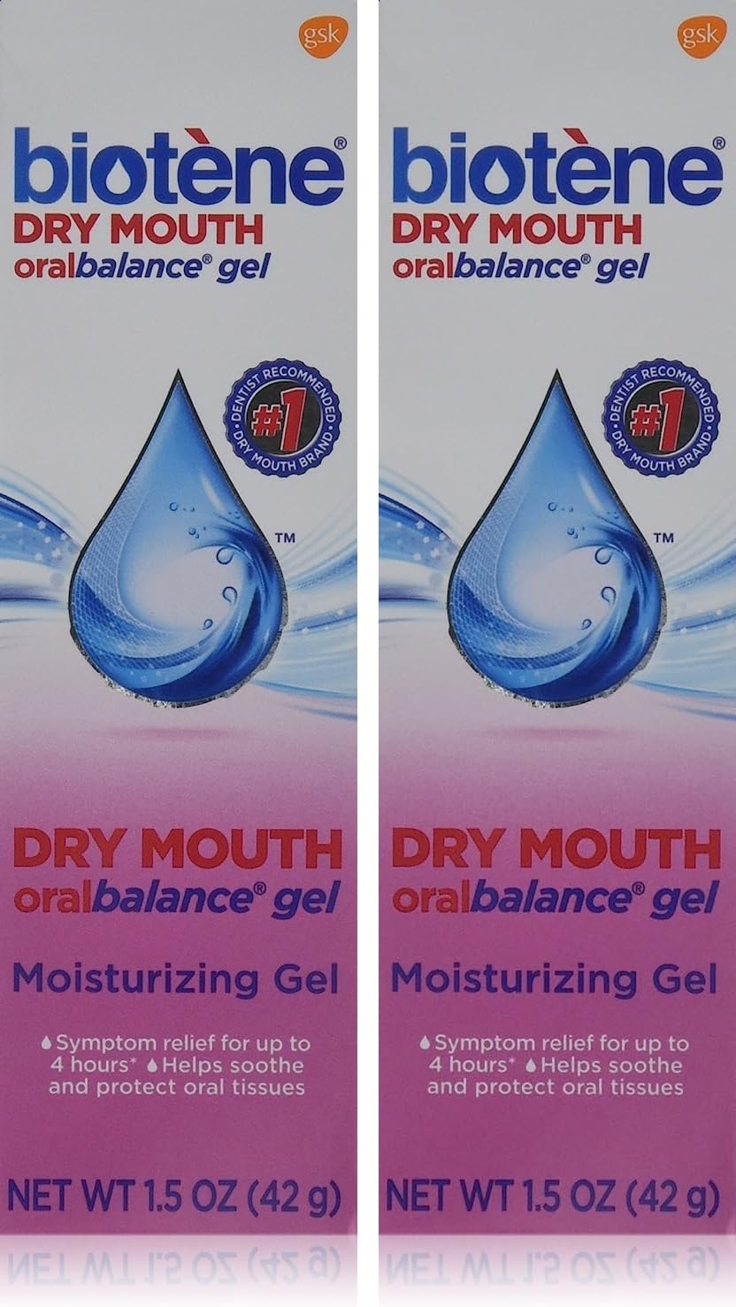 Biotene Oralbalance Dry Mouth Moisturizer Gel 1.50 oz (Pack of 2)