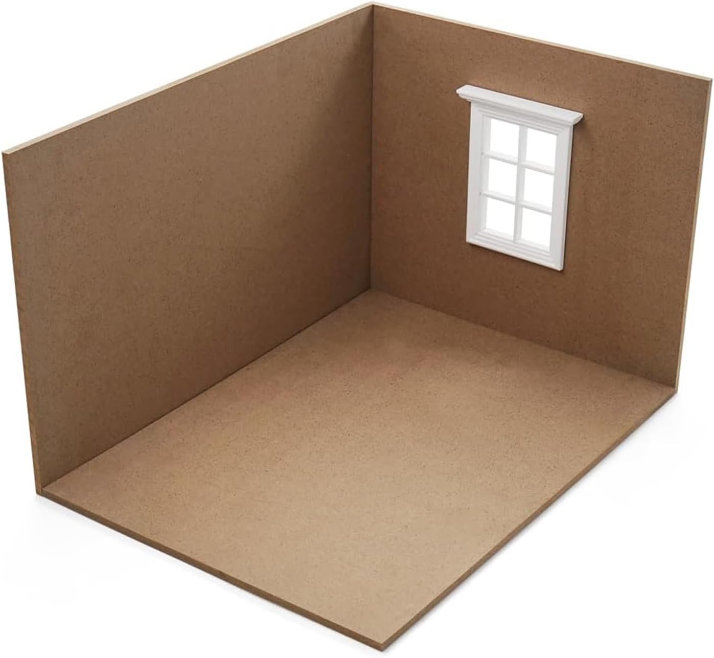 Gxsterd Dollhouse Room Box 1/12 Miniature Diorama Box Display Shadow Box Unfinished Dollhouse Unfinished Construction