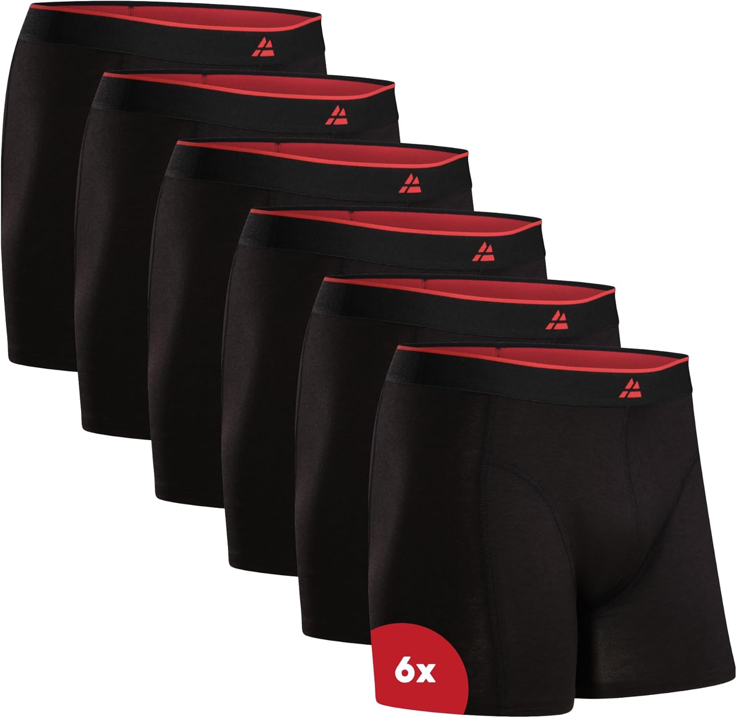 DANISH ENDURANCE Bamboo Boxers for Men, Soft & Breathable Underwear, Soft Antibacterial Pants, with or without fly, 6 or 10 Pack