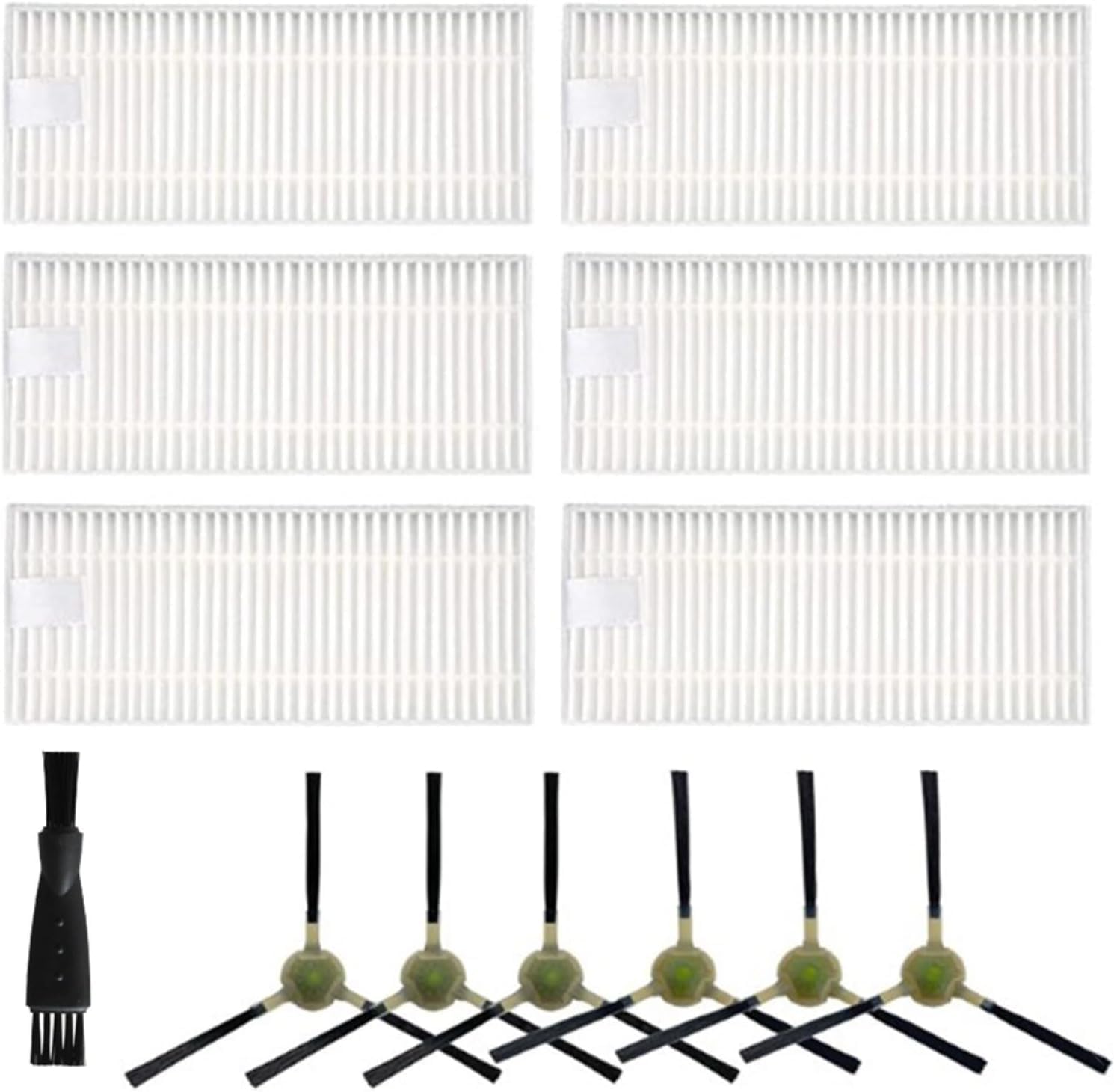 Vacuum Cleaner Replacement Parts Kit For OKP Life K2, K3, K4, K5 and For Lefant M210, M210S, M210B, M213 Vacuum Cleaner Side brushes, Cleaning brush