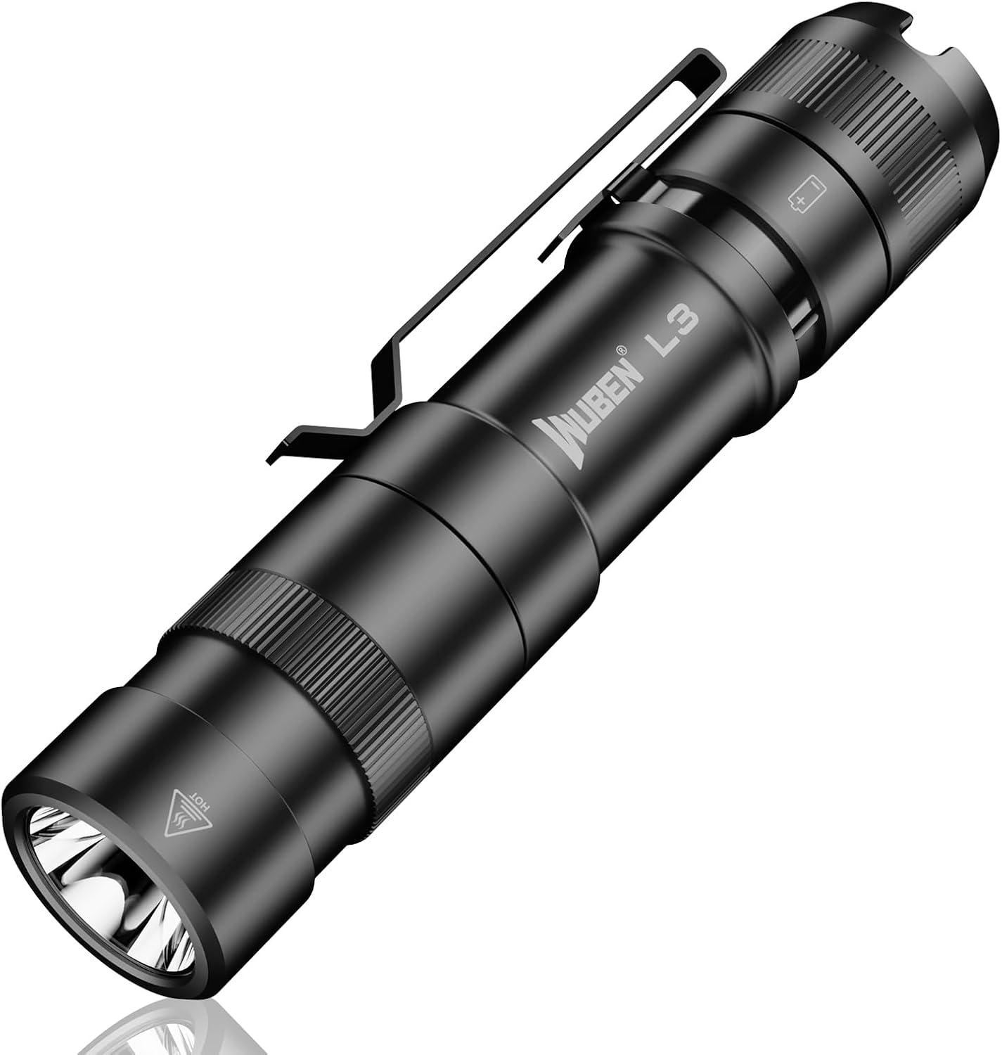 WUBEN L3 Rechargeable LED Flashlight, 3000 High Lumens Super Bright Torch