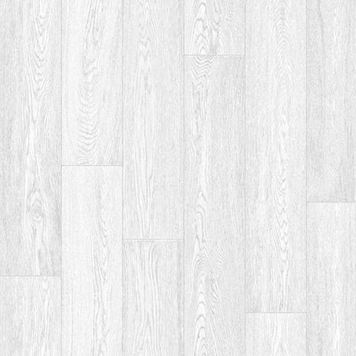 White Modern Wood Effect Anti-Slip Vinyl Flooring for Home, Shops, Offices, & Hospitals, 2.0mm Thick Cushion Backed Vinyl Sheet, 5 Years Warranty-1m(3'3") X 2m(6'6")-2m²