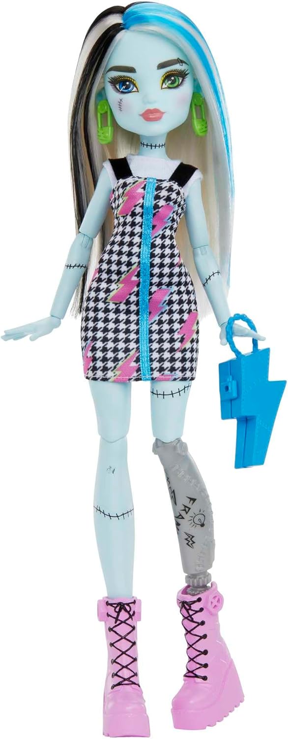 Monster High Frankie Doll Features 10+ Flexible Joints for Girls Ages 4 and Up