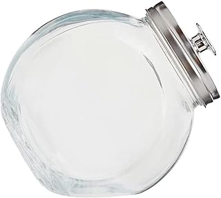 57oz / 1.7L - Airtight Glass Candy Jar Cookie Jar - Cookie Jars with Lids / Candy Jars with Lids Apothecary Jars – Laundry Room Laundry Pods Container Laundry Storage Organizer Laundry Pod Container