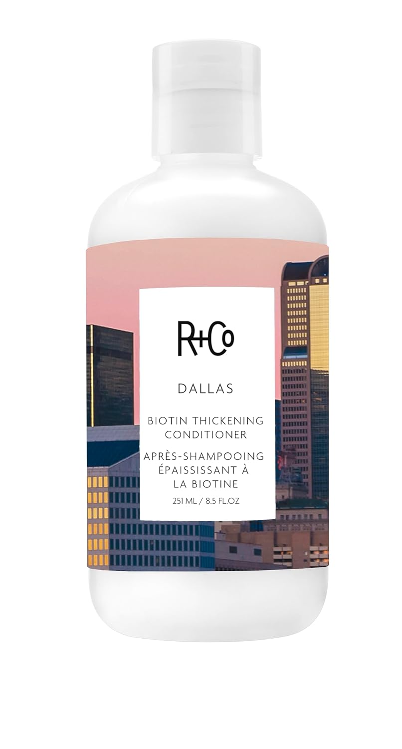 R+Co Dallas Biotin Thickening Conditioner | Weightless Hydration, Strengthens + Enhances Shine | Vegan + Cruelty-Free |