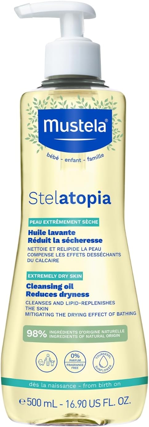 Mustela PA STELATOPIA® HUILE LAVANTE 500ML / PA STELATOPIA® REINIGENDE OLIE 500ML