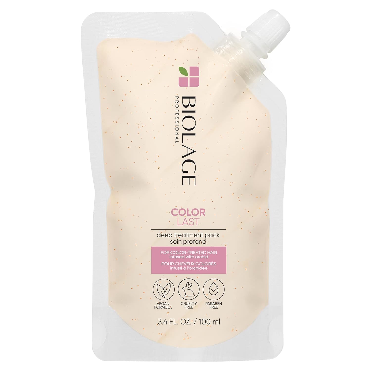 Biolage ColorLast Deep Treatment Pack - Mutli-Use Hair Mask That Helps Maintain Hair Color, Vegan & Paraben-Free, 3.4 Fl Oz