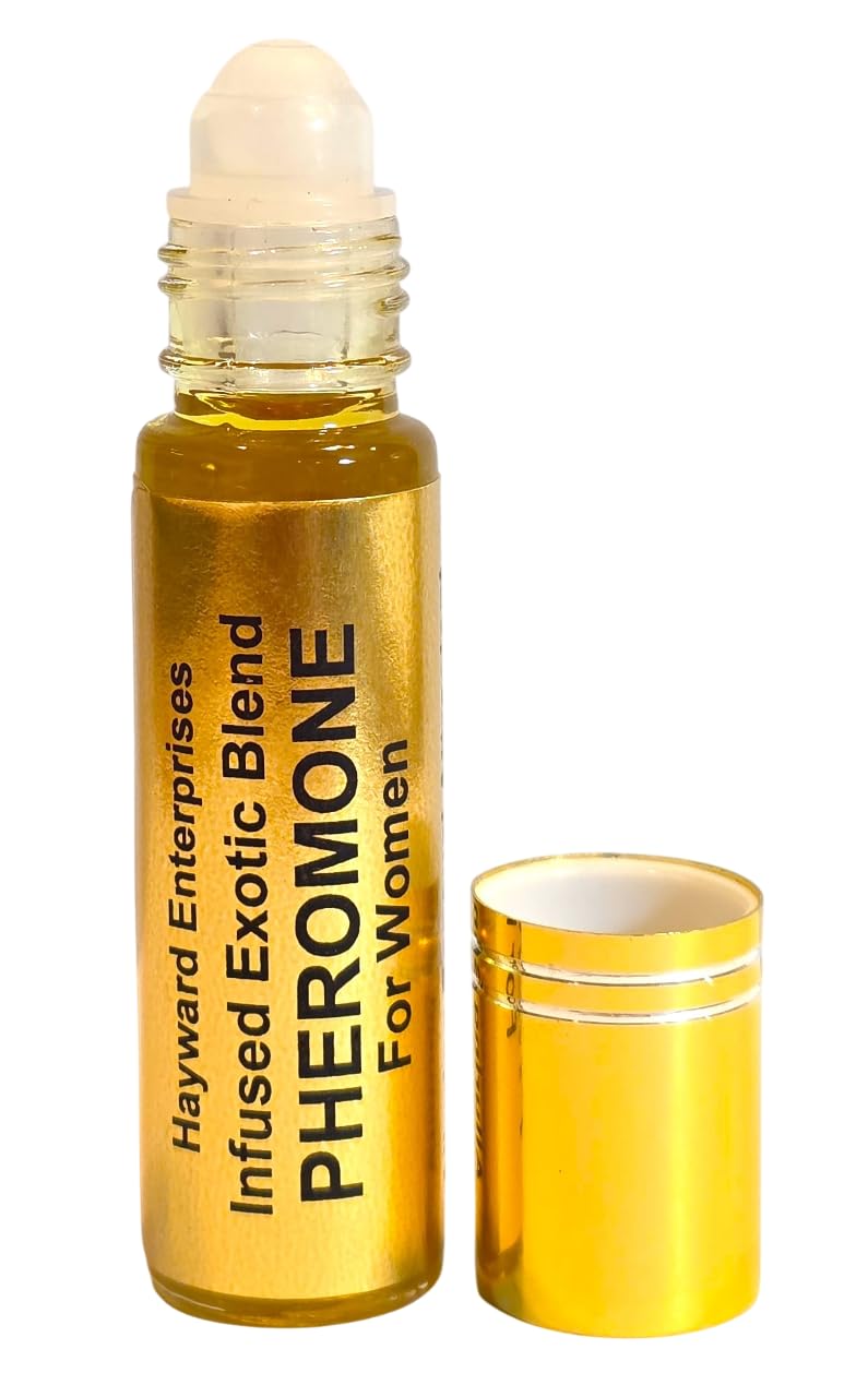 HYWD Enterprises Pheromone Perfume Oil for Women – Attract Men – Seduction Scent – Long-Lasting Body Oil – 1/3 oz Roll-On – Exotic Blend