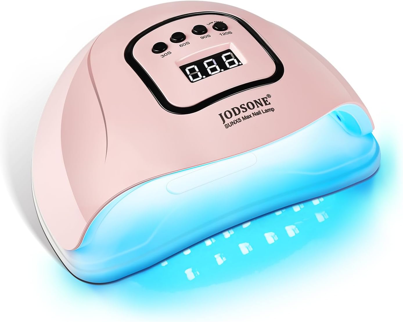 JODSONE Pink U V Nail Lamp for Gel Nail Polish Manicure Light with 4 Timers & Automatic Sensor Nail Dryer Curing LED Light