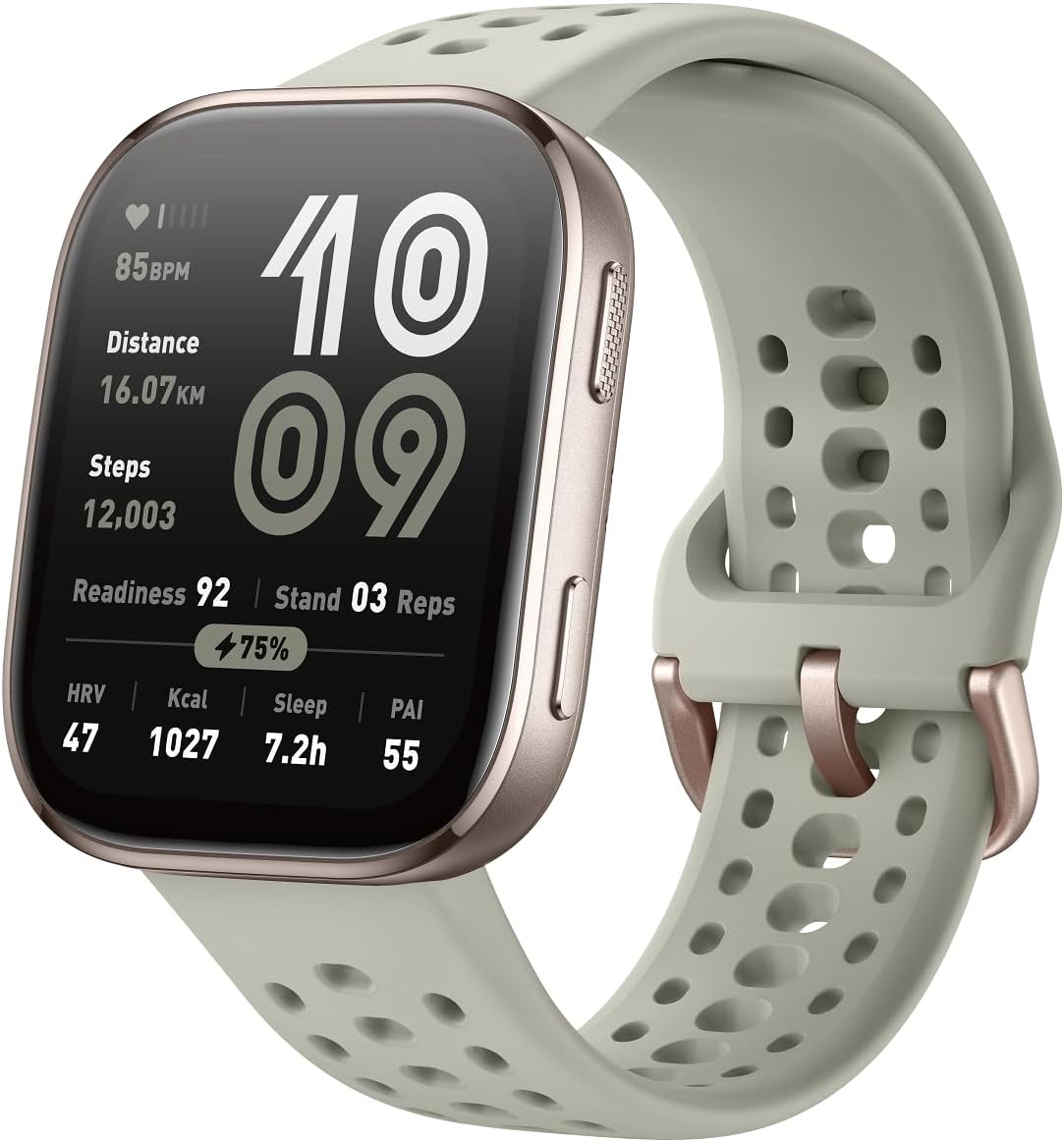 AMAZFIT Bip 6 Smart Watch 46mm, 14 Day Battery, 1.97" AMOLED Display, GPS & Free Maps, AI, Bluetooth Call & Text, Health, Fitness & Sleep Tracker, 140+ Workout Modes, 5 ATM Water-Resistance