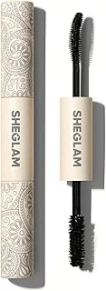 SHEGLAM 2 In 1 Black Volume and Length Washable Mascara Long Lasting Dual-Ended Tubing Eye Makeup