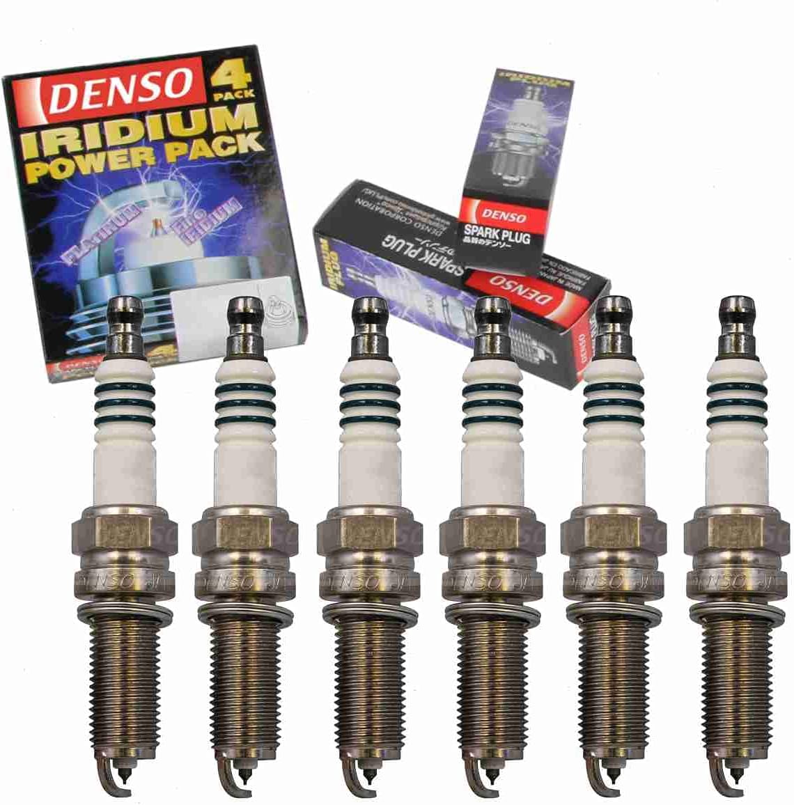 6 pc DENSO Iridium Power Spark Plugs for Honda Pilot 3.5L V6 2009-15