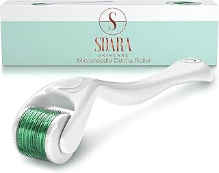 Sdara Derma Roller Microneedling Roller for Face - Includes Free Storage Case (1-Pack), Unisex