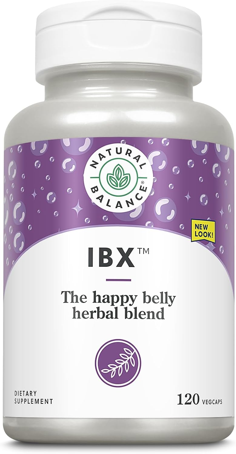 Natural Balance IBX Soothing Bowel Formula | Supports Digestive Health | 120 Veggie Caps