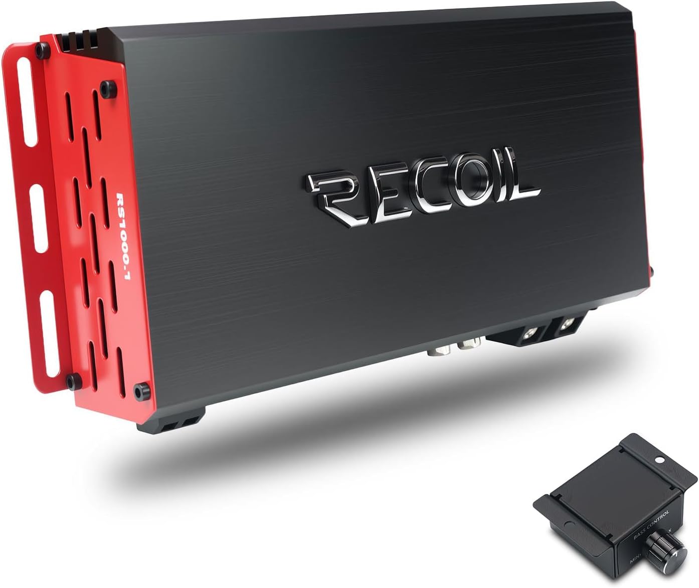 RECOIL RS1000.1 Monoblock Subwoofer Amplifier 1000W RMS Stable 1/2/4 Ohm