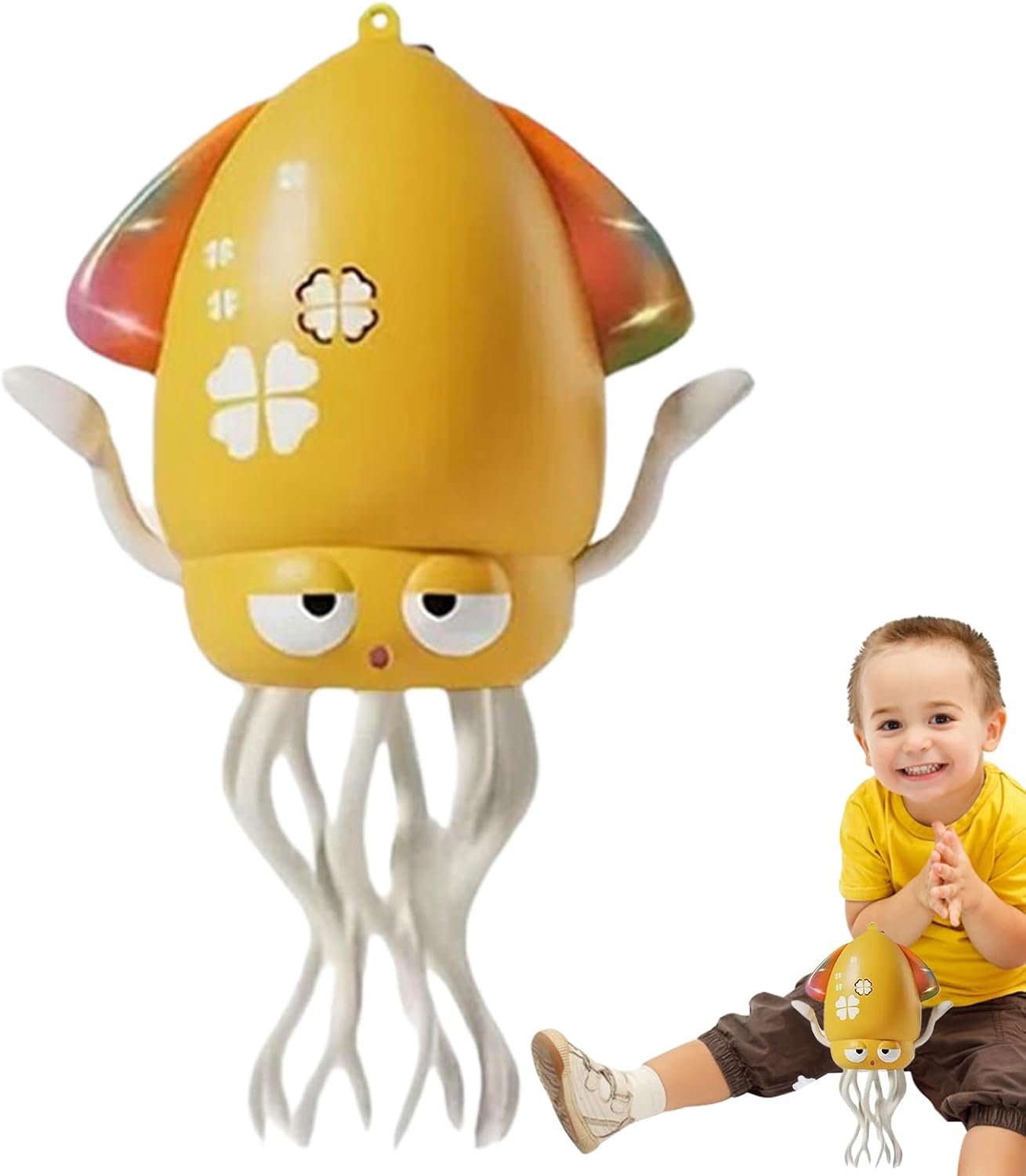 Dancing Squid Toy,Automatic Musical Octopus Dancing Toy With LED Lights | Electronic Pets for Outdoor Backyard Party Entertainment Children