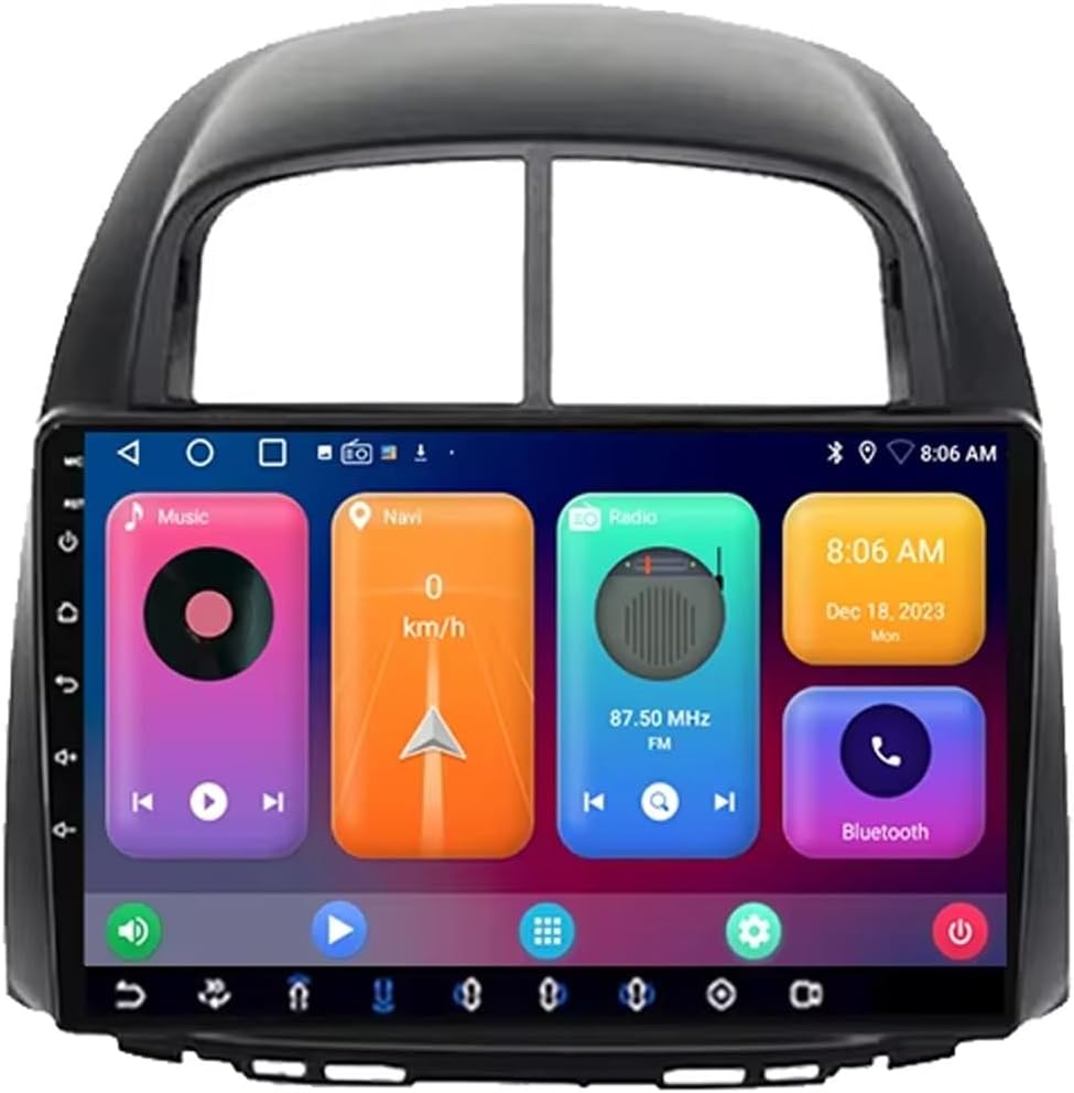 Android 9 Inch Touchscreen Car Radio Stereo for Toyota Passo Daihatsu Boon Sirion Subaru Justy with Carplay Android Auto GPS Navigation with BT 4G/WiFi USB Mirror Link FM Auto Parts(6+128G)