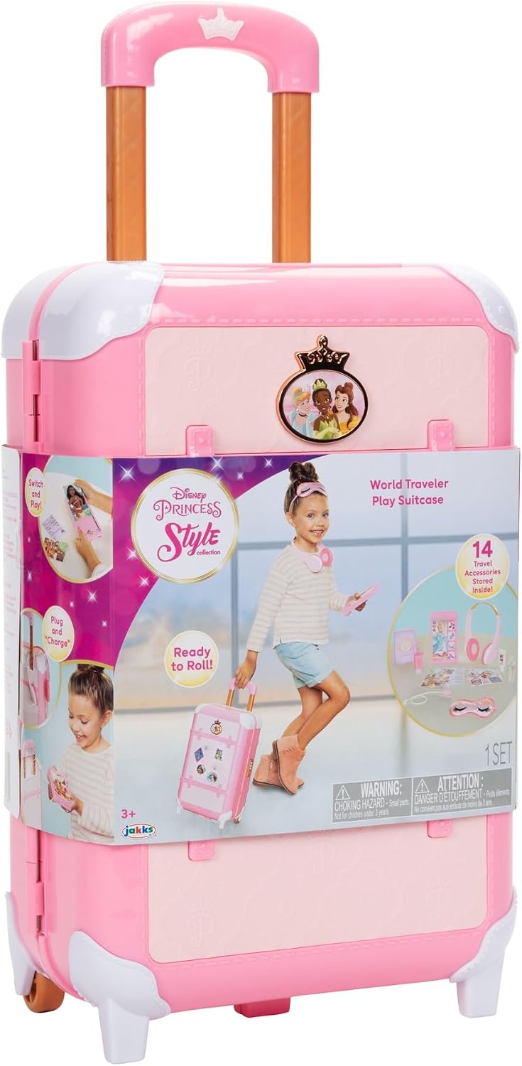 Disney Princess Style Collection World Traveler Play Suitcase
