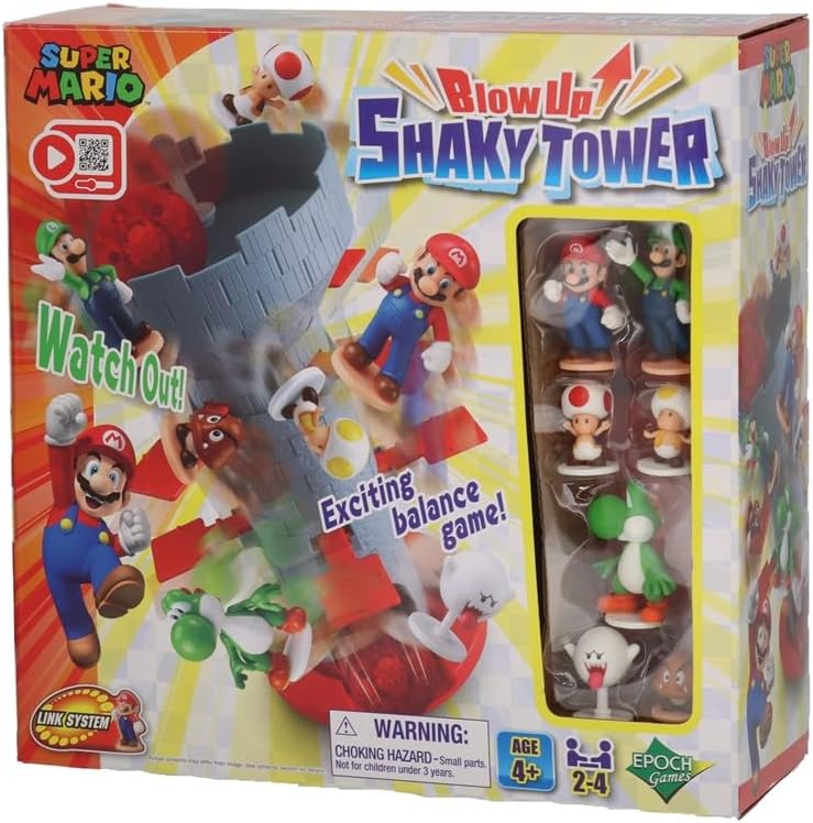 EPOCH Games Super Mario Blow Up! Shaky Tower 7356