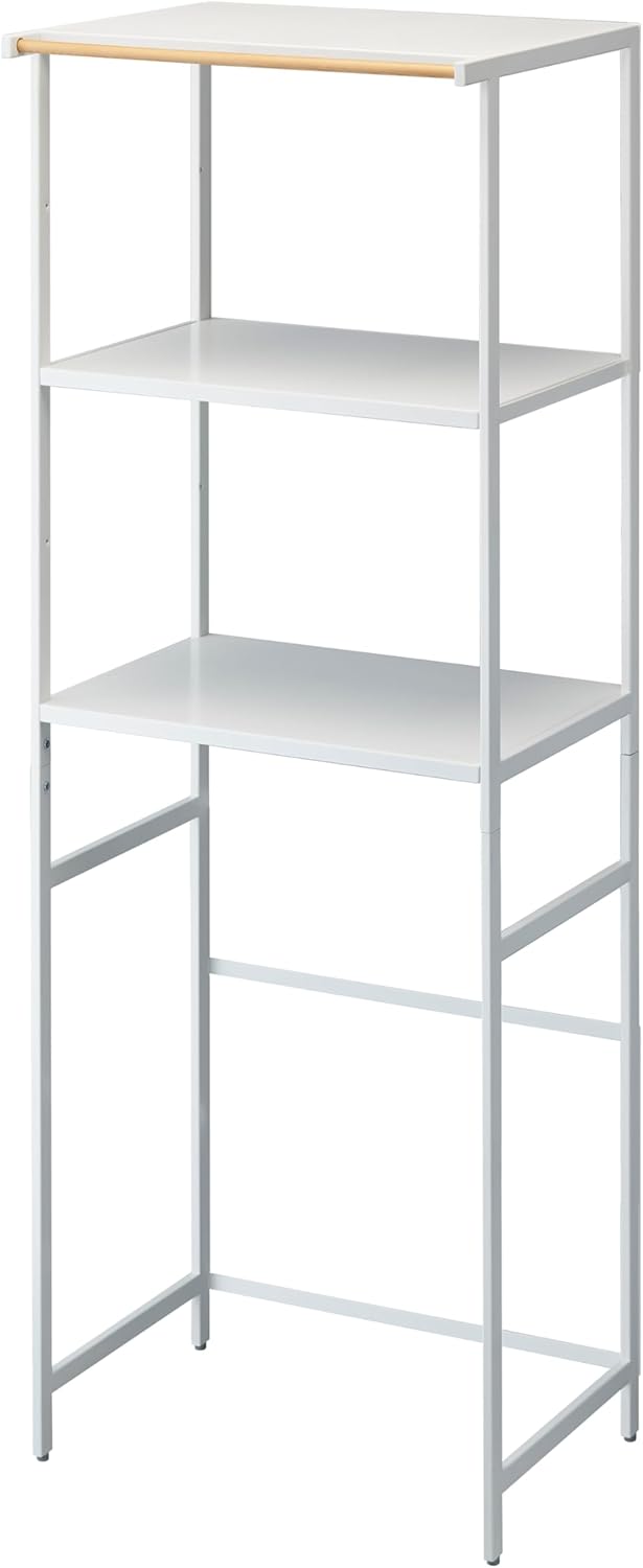 Yamazaki Home Tower Kitchen Appliance Storage Rack Metal Shelving Unit - Standing Organizer Heavy Duty Shelves - 67-Inch (Fridge), 67" - Steel