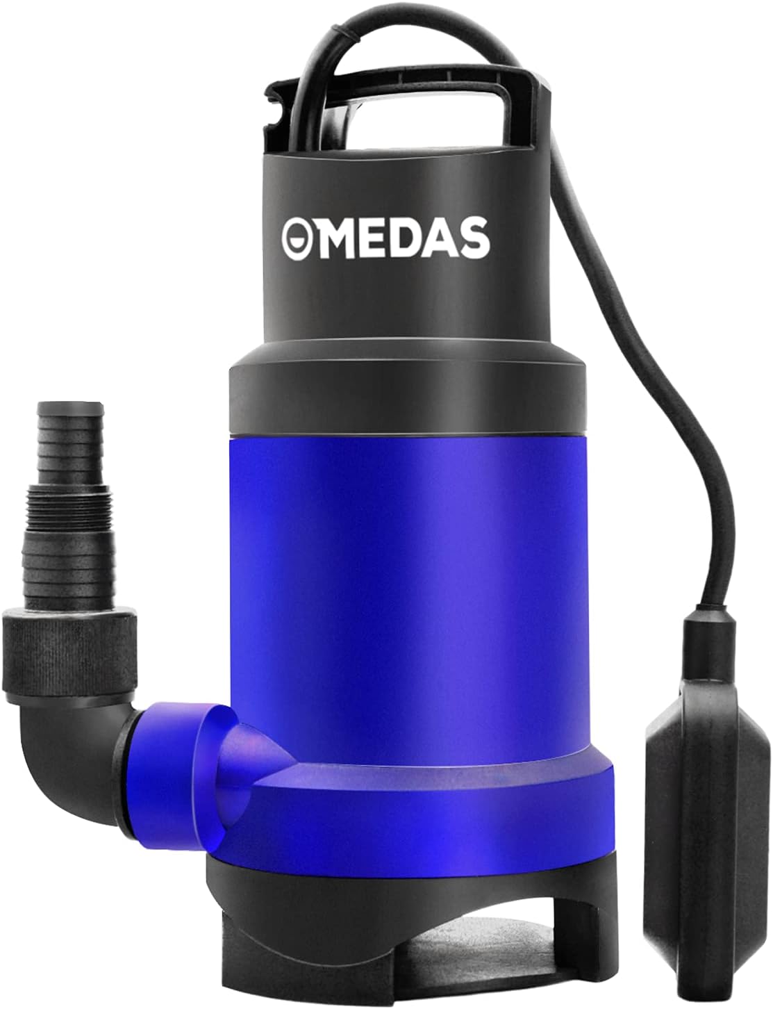 MEDAS 750W 10000L/H Electirc Sump Pumps Submersible Water Pump Sewage Pump w/Float Switch for Pool and Pond Draining in Dirty Water