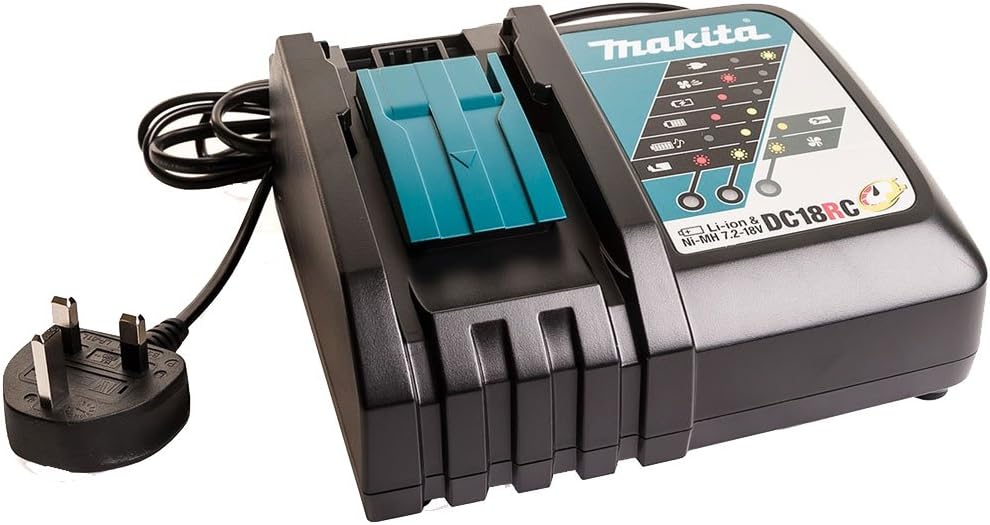 Makita DC18RC Genuine Li-ion 7.2V-18V Fast Battery Charger 240V BL1830, BL1840