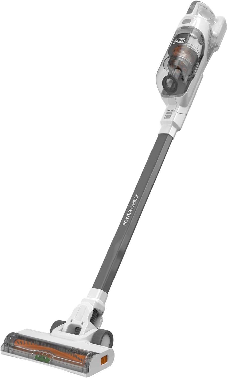 BLACK+DECKER POWERSERIES+ 20V MAX Cordless Stick Vacuum Cleaner with LED Floor Lights, Lightweight, Multi-Surface (BHFEA520J) , Gray