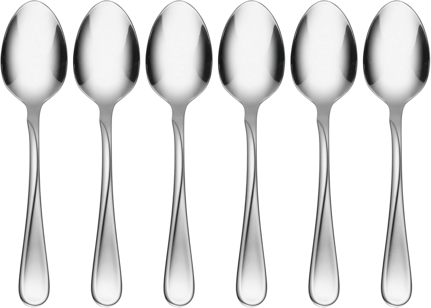 Oneida Flatware Flight, Teaspoons, Stainless Steel, Set of 6