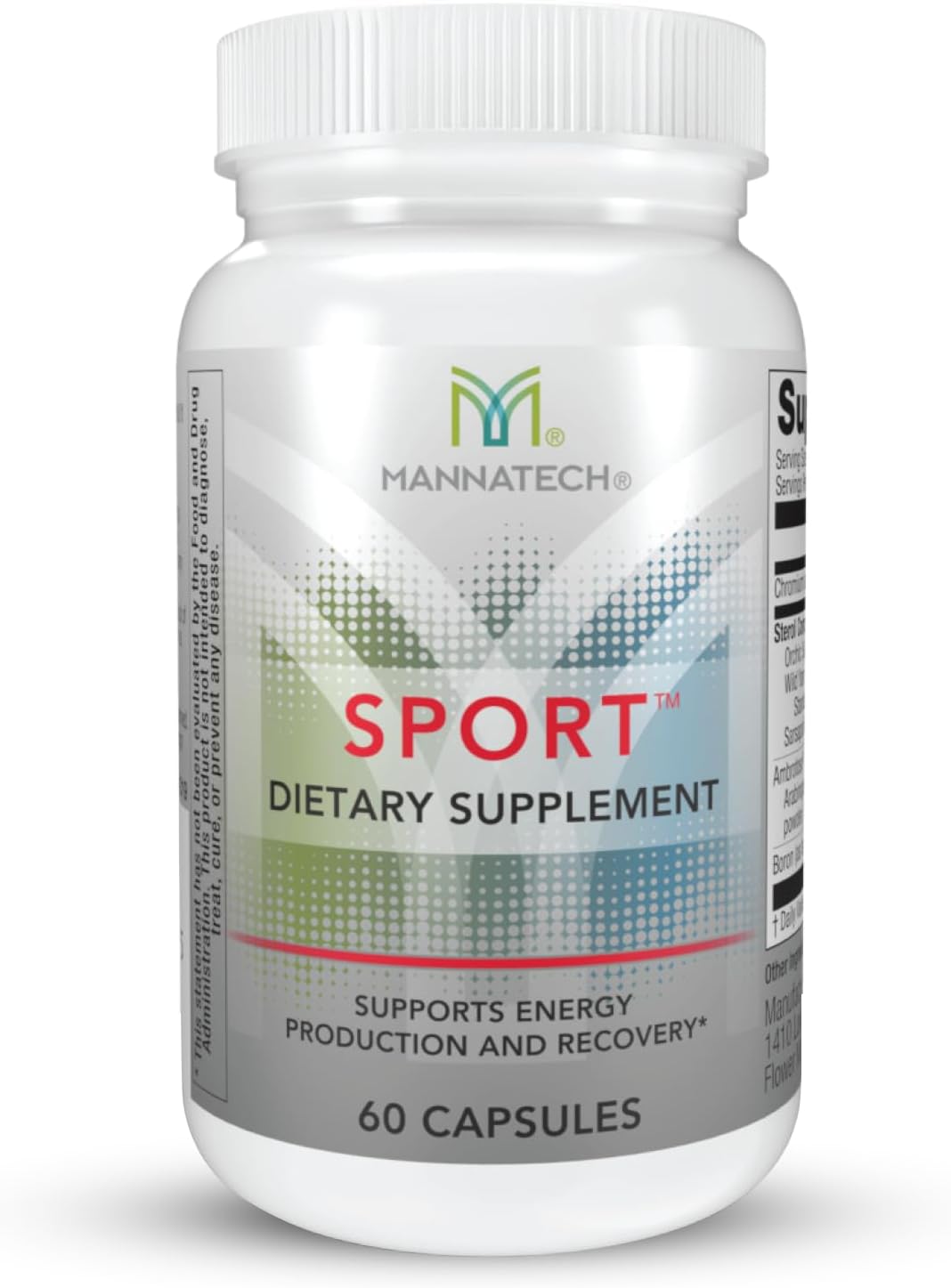 Mannatech Sport - Formulated with Boron, Chromium & Natural Herbs 60 Capsules