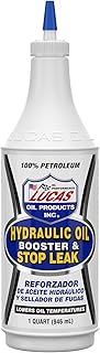 Lucas Oil 10019 Hydraulic Oil Booster and Stop Leak - 1 Quart, White, 32 Ounce