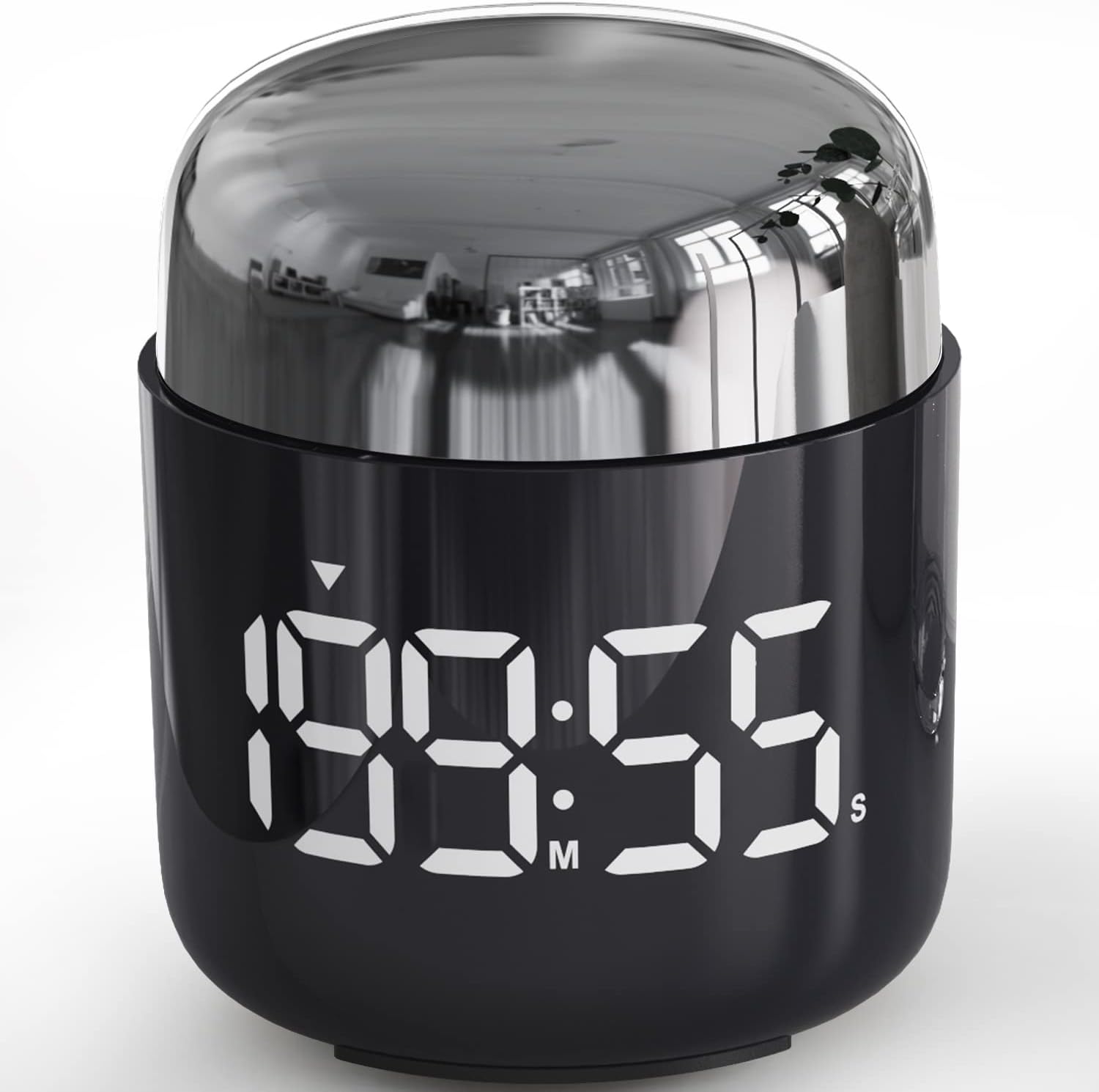 MeesMeek Digital Kitchen Timer,Countdown Countup Timer with Large LED Display Volume Adjustment,Timer for Cooking, Classroom Time for Kids and Teachers. (Silver)