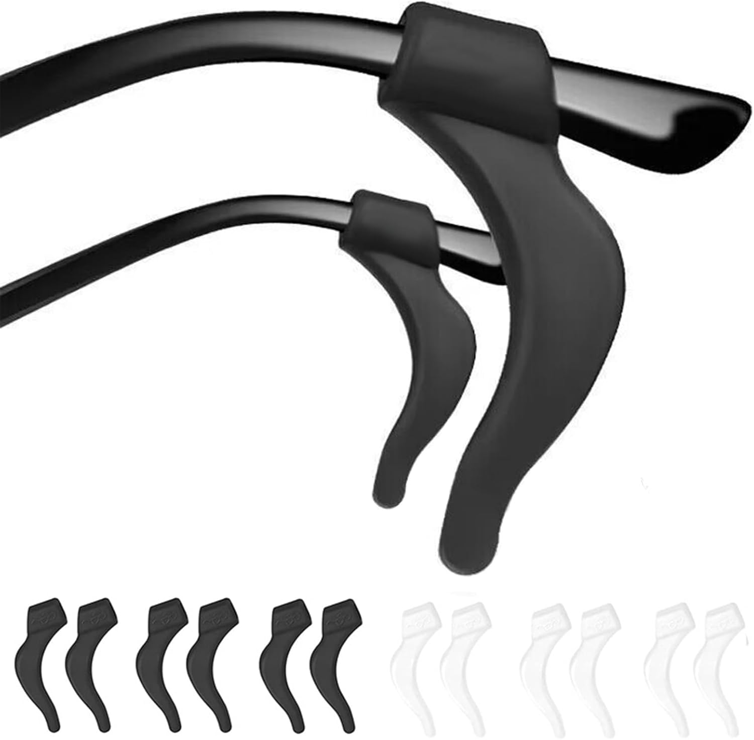 DIAONIAN Stop Glasses Slipping Down Nose,Anti Slip Glasses Grips,Glasses Ear Grips,Glasses Accessories,Glasses Grips Behind Ears,Glasses Anti Slip,for Glasses, Sunglasses, Reading Glasses